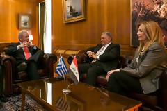 Συνάντηση ΥΕΘΑ Δημήτρη Αβραμόπουλου και ΑΝΥΕΘΑ Φώφης Γεννηματά με αντιπροσωπεία του Υπουργείου Άμυνας του Ιράκ