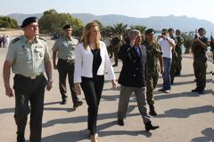 Φωτό από την επίσκεψη Γεννηματά στο ΚΕΕΔ