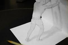 3D σκίτσα: Καλλιτέχνης δίνει ζωή στα έργα του