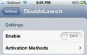 DisableLaunch Pro: Cydia tweak...τώρα πια είναι δωρεάν για όλους