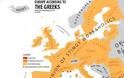 Για τους Γερμανούς είμαστε «φτηνά ξενοδοχεία», για τους Γάλλους «θορυβώδεις, τριχωτοί άνθρωποι» - Oι χάρτες της προκατάληψης