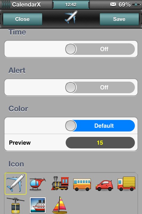 CalendarX for Notification Center: Addons (NotificationCenter) new ($2.99) - Φωτογραφία 5