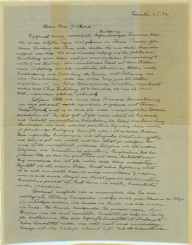Επιστολή του Αϊνστάιν αποκαλύπτει τις απόψεις του περί Θεού - Φωτογραφία 2