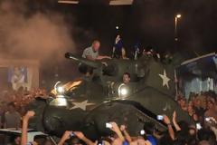 ΓΙΟΡΤΑΣΑΝ ΜΕ... ΤΑΝΚ ΤΗΝ ΕΝΑΡΞΗ ΤΗΣ ΠΡΟΕΤΟΙΜΑΣΙΑΣ ΟΠΑΔΟΙ ΤΗΣ ΑΤΑΛΑΝΤΑ! *PHOTOS*