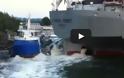 Πλοίο παρέσυρε ολόκληρη μαρίνα με γιοτ στη Νορβηγία [Video]
