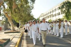 Επίσκεψη ΥΦΕΘΑ Θανάση Δαβάκη στο Αρχηγείο Στόλου