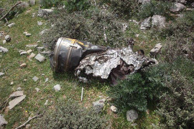 Βρέθηκε κάσκα πεσόντα αεροπόρου μετά από 44 χρόνια - Τα συντρίμμια κατέληξαν σε στάνες! - Φωτογραφία 5