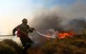 Αιτωλοακαρνανία: Σε εξέλιξη φωτιά στον Βατόκαμπο