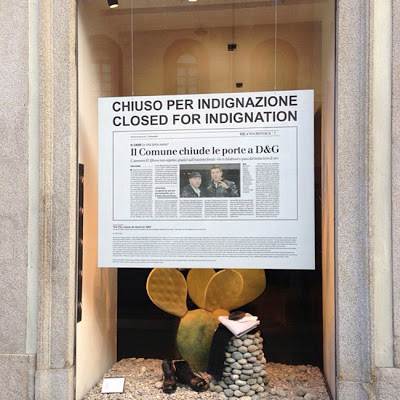 Διαμαρτύρονται με λουκέτο οι... αγανακτισμένοι Dolce and Gabbana! - Φωτογραφία 2