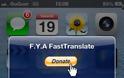 FYAFastTranslate: Cydia tweak new free....και μεταφράστε τα πάντα