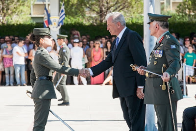 Τελετή ορκωμοσίας των νέων Ανθυπολοχαγών στην Στρατιωτική Σχολή Ευελπίδων - Φωτογραφία 6