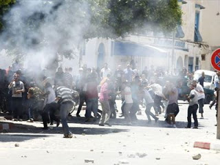 Συγκρούσεις στην Τυνησία - Φωτογραφία 1