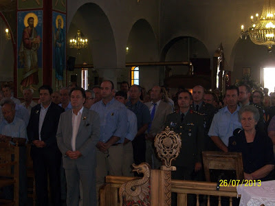 Παρουσία του Ανωτέρου Στρατιωτικού Διοικητή Φαρσάλων και Δκτή της 61 ΜΕ στις θρησκευτικές εκδηλώσεις της πόλης των Φαρσάλων,εις μνήμην της Αγίας Παρασκευής - Φωτογραφία 6