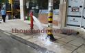 Δείτε τι συνέβη στο κέντρο της Θεσσαλονίκης, όταν ένας πυροσβεστικός κρουνός άρχισε να βγάζει νερό!