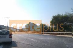 Δείτε φωτογραφίες από το Κυκλοφοριακό κομφούζιο στην Εθνική Οδό στο Ηράκλειο