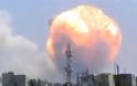Τουλάχιστον 22 νεκροί από έκρηξη αποθήκης πυρομαχικών στη Συρία (Βίντεο)