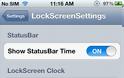 LockScreen Settings:  Cydia tweak  update v1.5