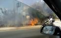 Χαλκίδα: Ξέσπασε φωτιά σε οικόπεδο