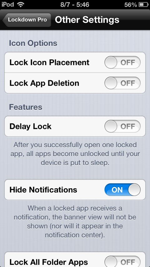 Lockdown Pro: Cydia tweak update v3.1 - Φωτογραφία 2