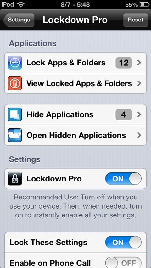 Lockdown Pro: Cydia tweak update v3.1 - Φωτογραφία 4