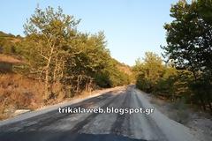 Ασφαλτώνουν τα μπαλώματα στα ορεινά των Τρικάλων