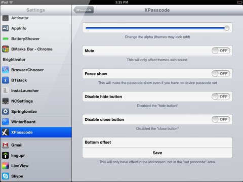 XPasscode: Cydia tweak new - Φωτογραφία 3