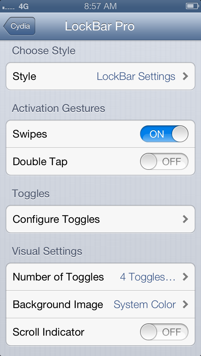 LockBar Pro: Cydia tweak new.. από το ios 7 - Φωτογραφία 4