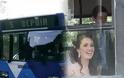 ΔΕΙΤΕ: Mε το λεωφορείο της γραμμής πήγε στο γάμο της! - Φωτογραφία 1