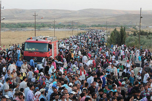 Δόθηκε στη δημοσιότητα από την Υπάτη Αρμοστεία του ΟΗΕ Η μεγάλη έξοδος των Σύρων προσφύγων σε μια φωτογραφία - Φωτογραφία 3