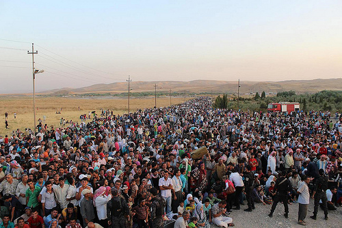Δόθηκε στη δημοσιότητα από την Υπάτη Αρμοστεία του ΟΗΕ Η μεγάλη έξοδος των Σύρων προσφύγων σε μια φωτογραφία - Φωτογραφία 4