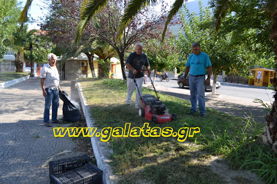 Εθελοντικός καθαρισμός πλατείας Γαλατά - Φωτογραφία 3