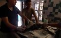 Επιχείρηση διάσωσης ενός πελαργού στην χωματερή Μυτιλήνης - Φωτογραφία 3