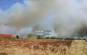 Μεγάλη φωτιά στη Ριτσώνα καίγεται εργοστασιο Μεγάλη καταστροφή - Φωτογραφία 2