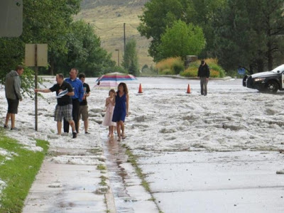 Απίστευτη χαλαζόπτωση στο Κολοράντο - Φωτογραφία 4