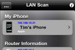 LANScan: AppStore free...δείτε ποιος έχει συνδεθεί στο δίκτυο σας