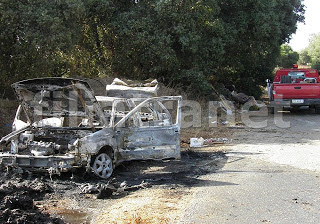Φιλιατρά: Φωτιά κατέστρεψε κλεμμένο αυτοκίνητο στο Βόθωνα! - Φωτογραφία 3