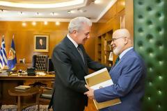 Συνάντηση ΥΕΘΑ Δημήτρη Αβραμόπουλου με τον Πρέσβη των Ηνωμένων Αραβικών Εμιράτων