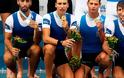 Χρυσό μετάλλιο στο τετραπλό σκιφ ελαφρών βαρών στο Παγκόσμιο Πρωτάθλημα