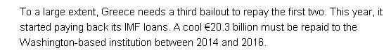 WSJ: Η Ελλάδα θα πάρει τρίτο δάνειο για να πληρώσει τα δυο προηγούμενα! - Φωτογραφία 2