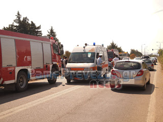 Πρέβεζα: Τροχαίο με ελαφρύ τραυματισμό πριν λίγο κοντά στα φανάρια στην Δροσιά - Φωτογραφία 1