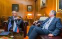 Συνάντηση ΥΕΘΑ Δημήτρη Αβραμόπουλου με τον Πρέσβη της Ρωσικής Ομοσπονδίας στην Ελλάδα