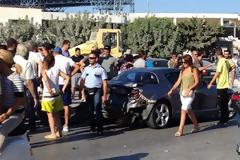 Τροχαίο στο Παγκρήτιο στάδιο - Ένας τραυματίας