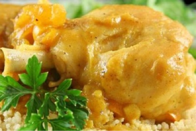 Μαρόκο- Κοτόπουλο με βερίκοκα - Φωτογραφία 1