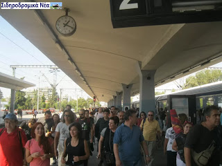 Έφτασε στην Θεσσαλονίκη το τρένο της διαμαρτυρίας - Φωτογραφία 1