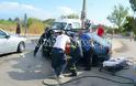Σφοδρή σύγκρουση οχημάτων με εγκλωβισμό στο Mεσολόγγι - Δείτε φωτο