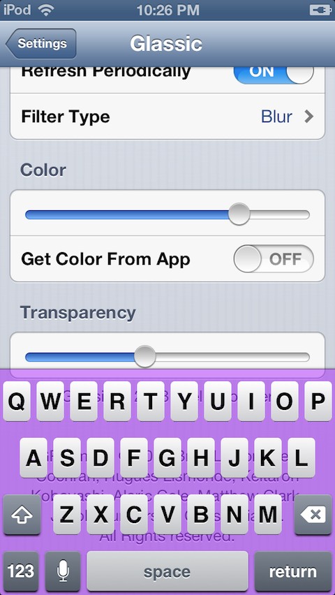 Glassic: Cydia tweak new ($1) - Φωτογραφία 3