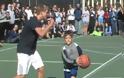 VIDEO: 8χρονος τα βάζει με παίκτες κολεγιακής ομάδας μπάσκετ!