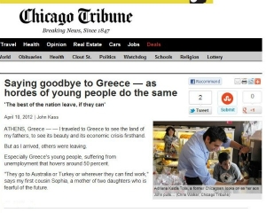 Chicago Tribune: Ο Έλληνας δημοσιογράφος που επέστρεψε στην πατρίδα - Φωτογραφία 1