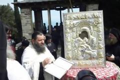 Η λιτανεία της εικόνας «Άξιον Εστί» στο Άγιον Όρος