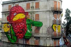 Εντυπωσιακό γκράφιτι σε κτίριο